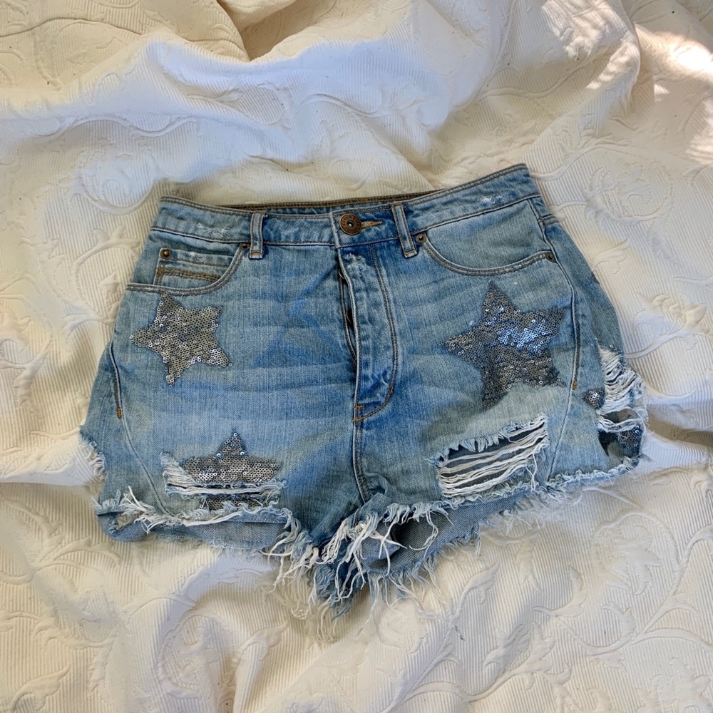 SASS & BIDE city in my mind shorts